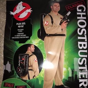 Mens Ghostbusters Halloween Costume 2XL